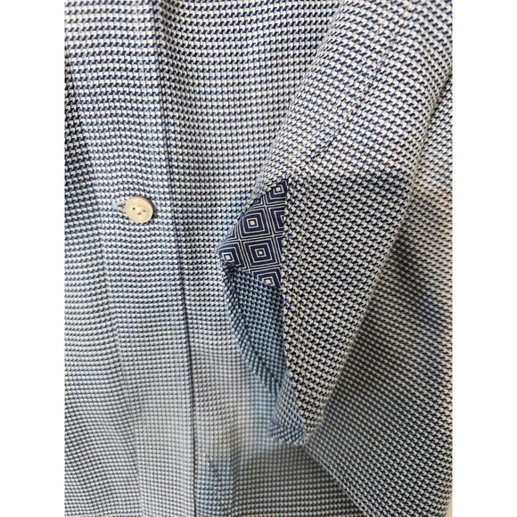 Ted Baker Endurance Mens Geometric shirt sz 16.5 34/35 long sleeve career wear - Picture 4 of 11